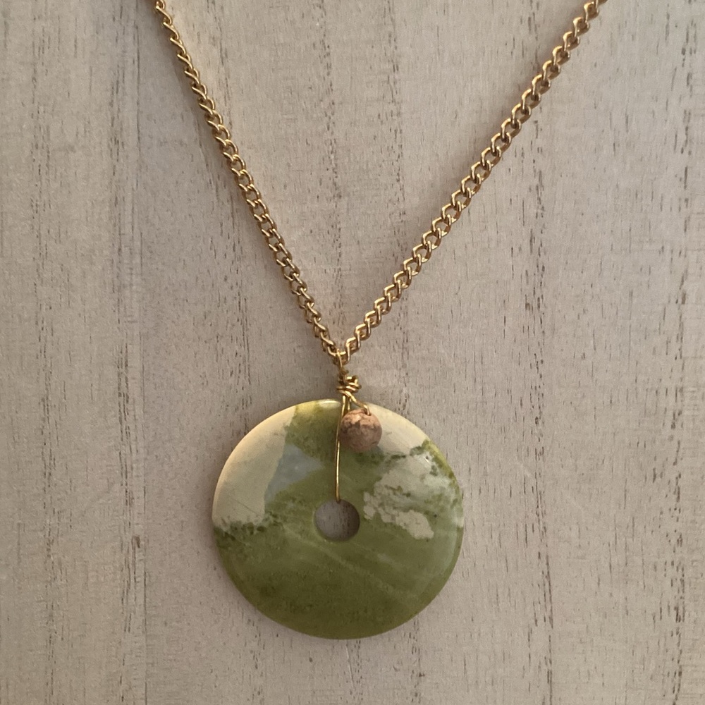 Serpentine Donut Necklace
